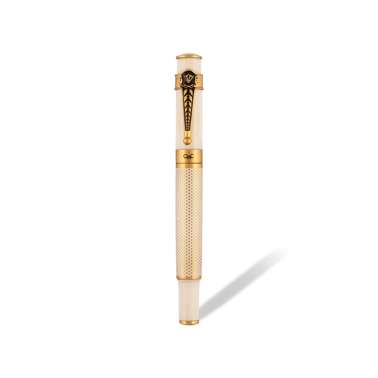 Autograph Ivory Polka Dot Roller Ball Pen