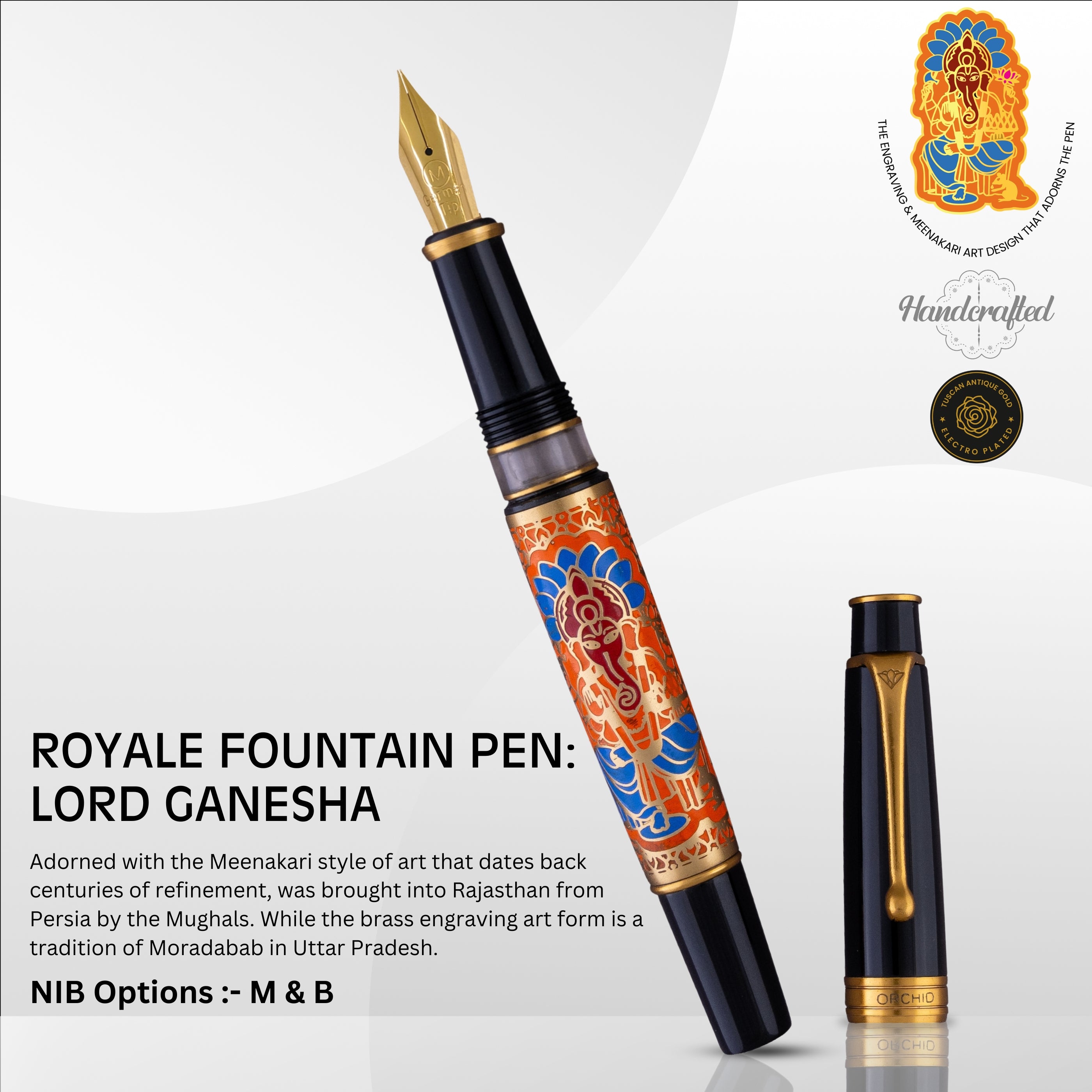 ROYALE FOUNTAIN PEN - LORD GANESHA