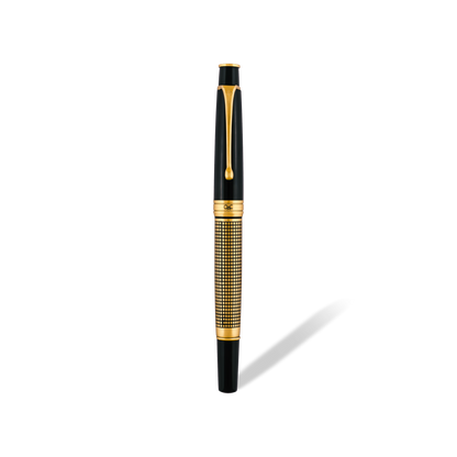 Royale Ebony X Hatch Roller Ball Pen