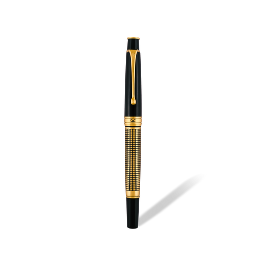 Royale Ebony X Hatch Roller Ball Pen