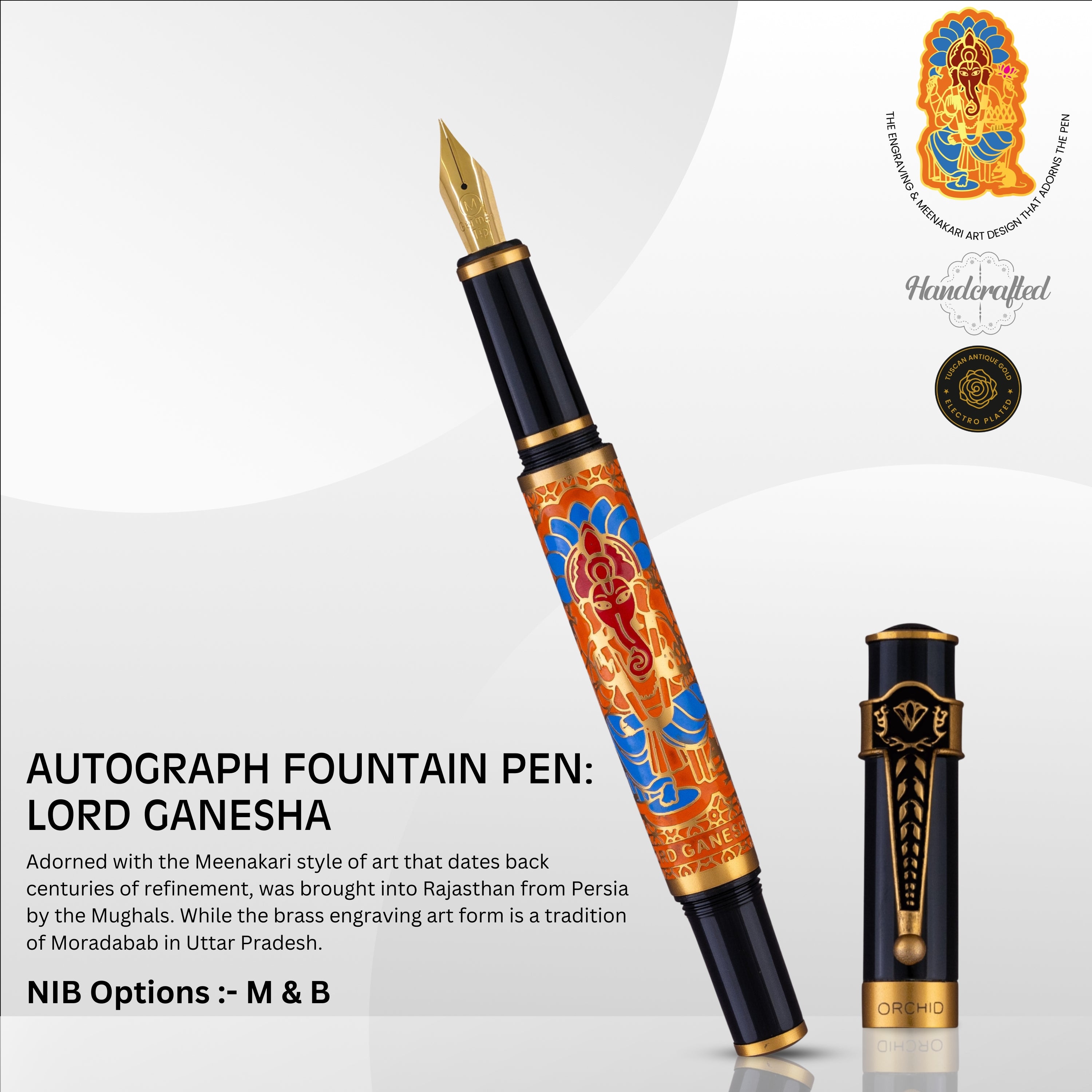 AUTOGRAPH FOUNTAIN PEN - LORD GANESHA