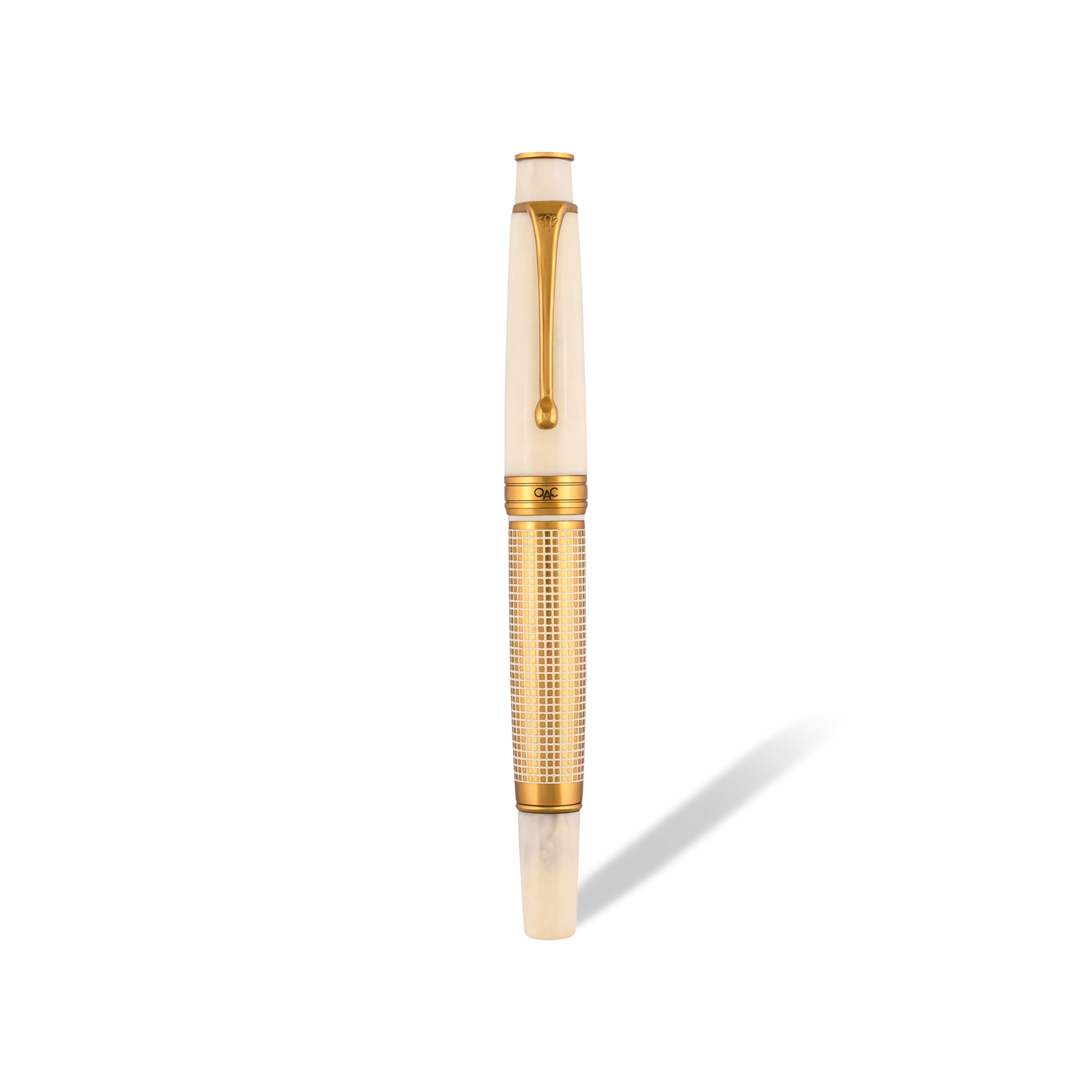 Royale Ivory X Hatch Roller Ball Pen