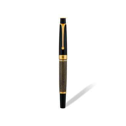Royale Ebony Polka Dot Roller Ball Pen