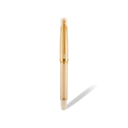Tulip Ivory Polka Dot Fountain Pen