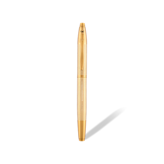 Effex Ivory X Hatch Roller Ball Pen