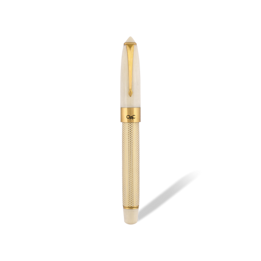 Epic Ivory Polka Dot Fountain Pen