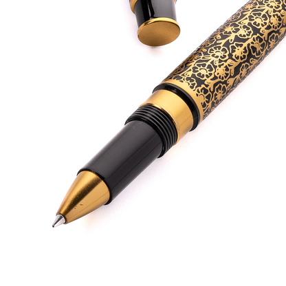 Royale Ebony Blossom Roller Ball Pen