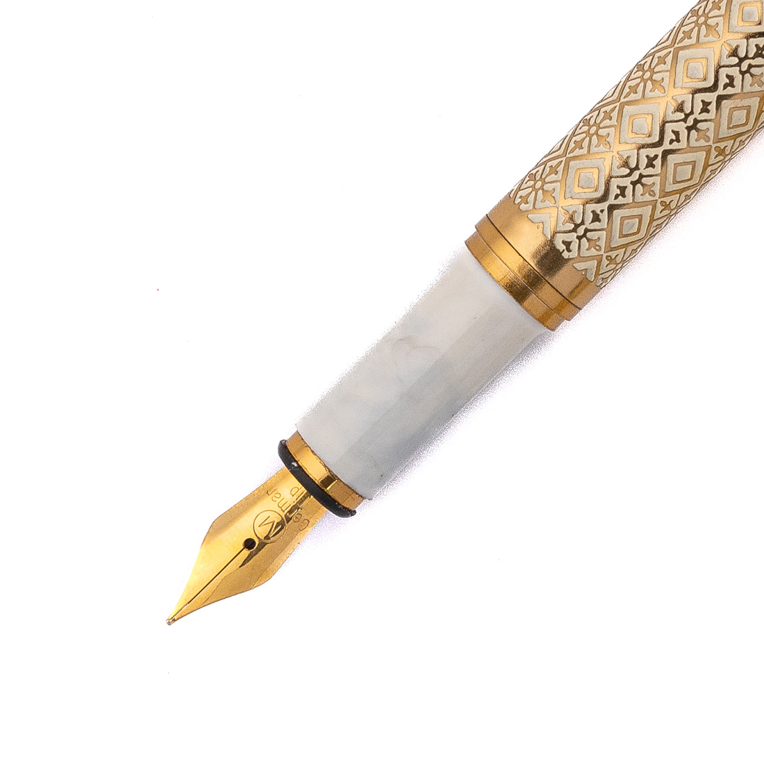 Tulip Ivory Diamond Fountain Pen