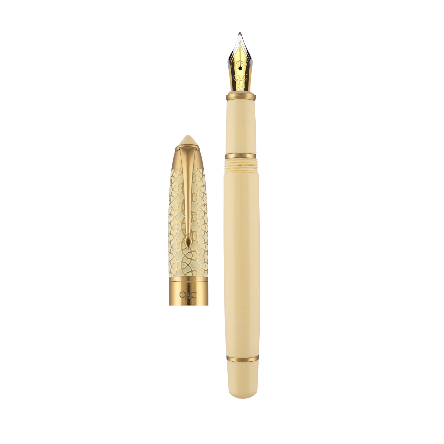 Epic Ivory Gold Fountain Pen