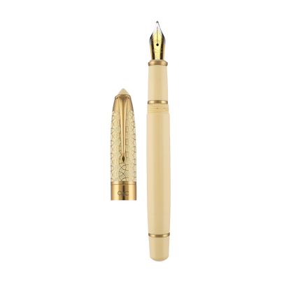 Epic Ivory Gold Fountain Pen