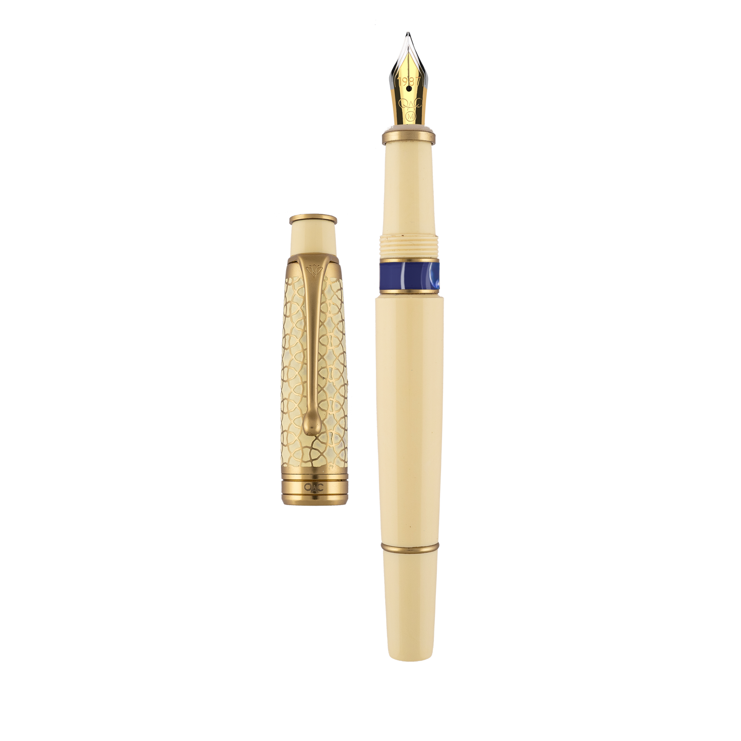 Royale Ivory Gold Fountain Pen