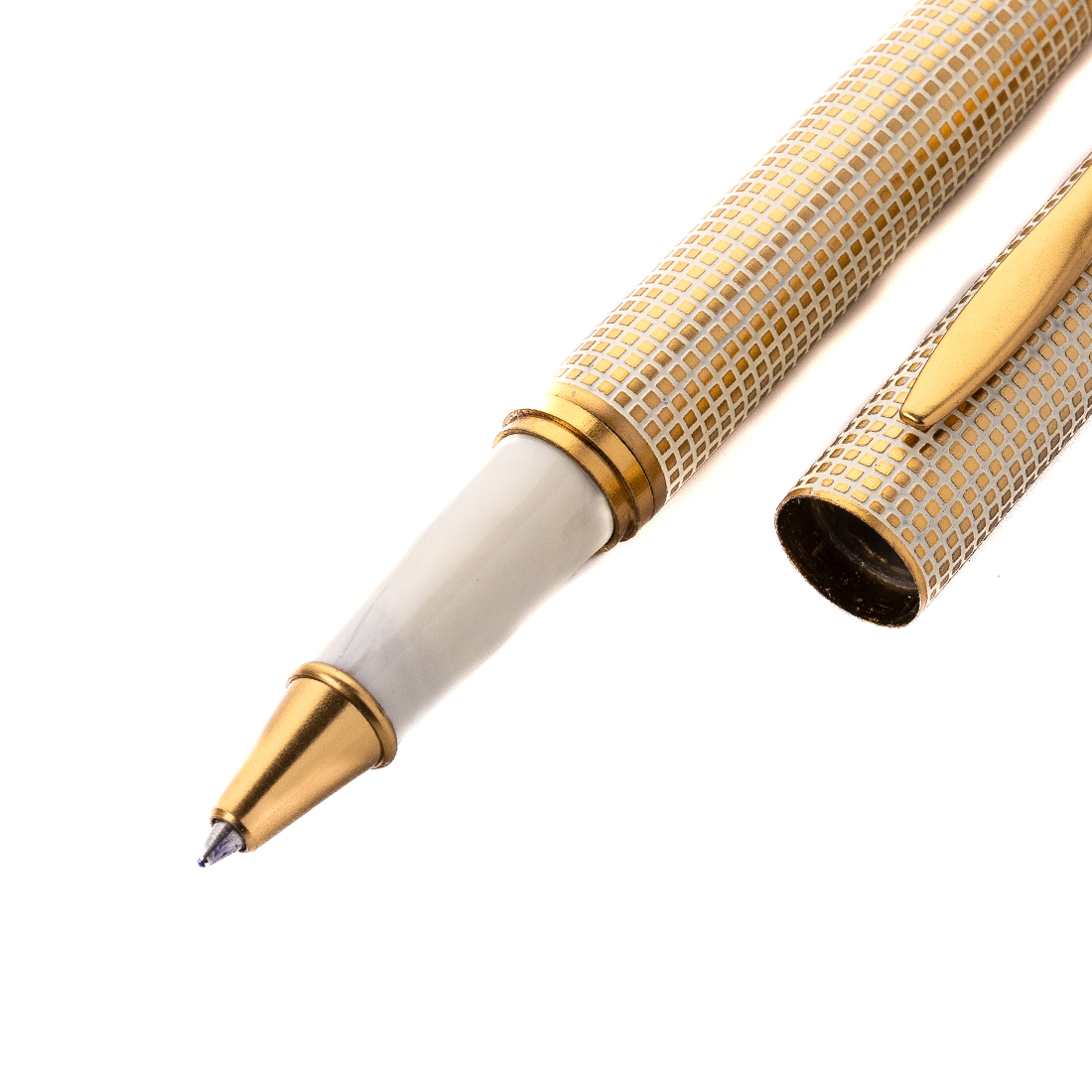 EFFEX ROLLER BALL PEN - IVORY X HATCH