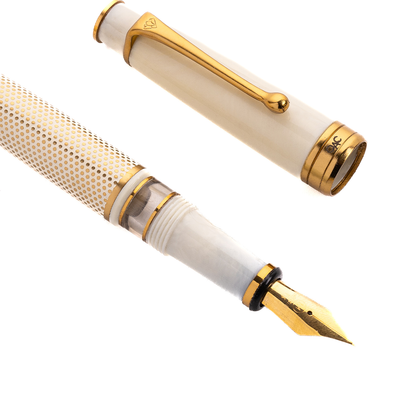 Royale Ivory Polka Dot Fountain Pen