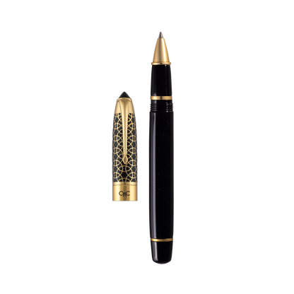 Epic Ebony Gold Roller Ball Pen