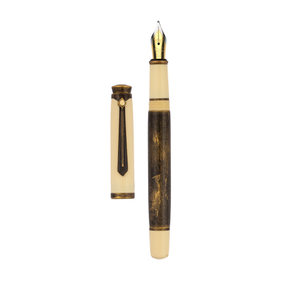 Dapper Tie Clip Fountain pen Ivory