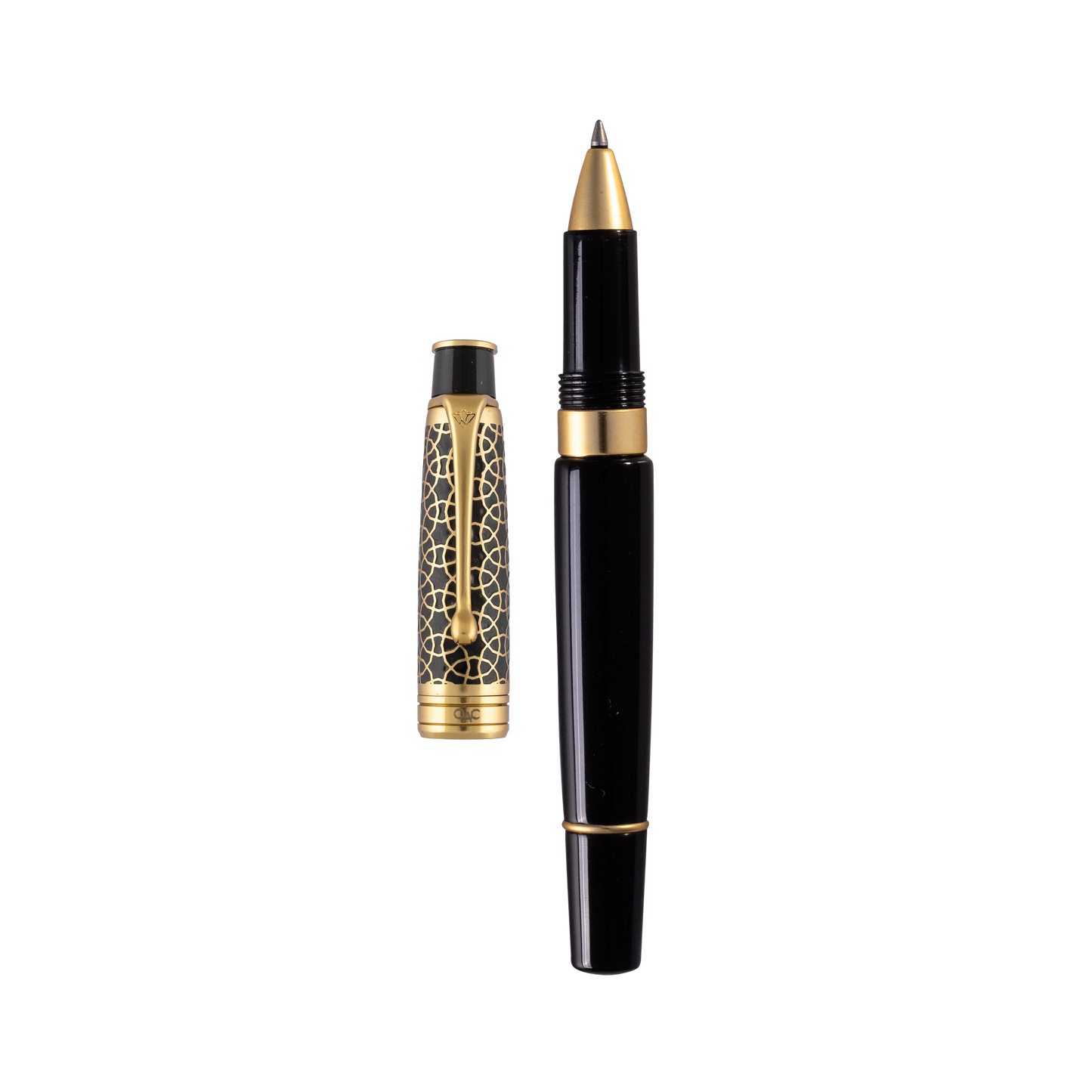Royale Ebony Gold Roller Ball Pen