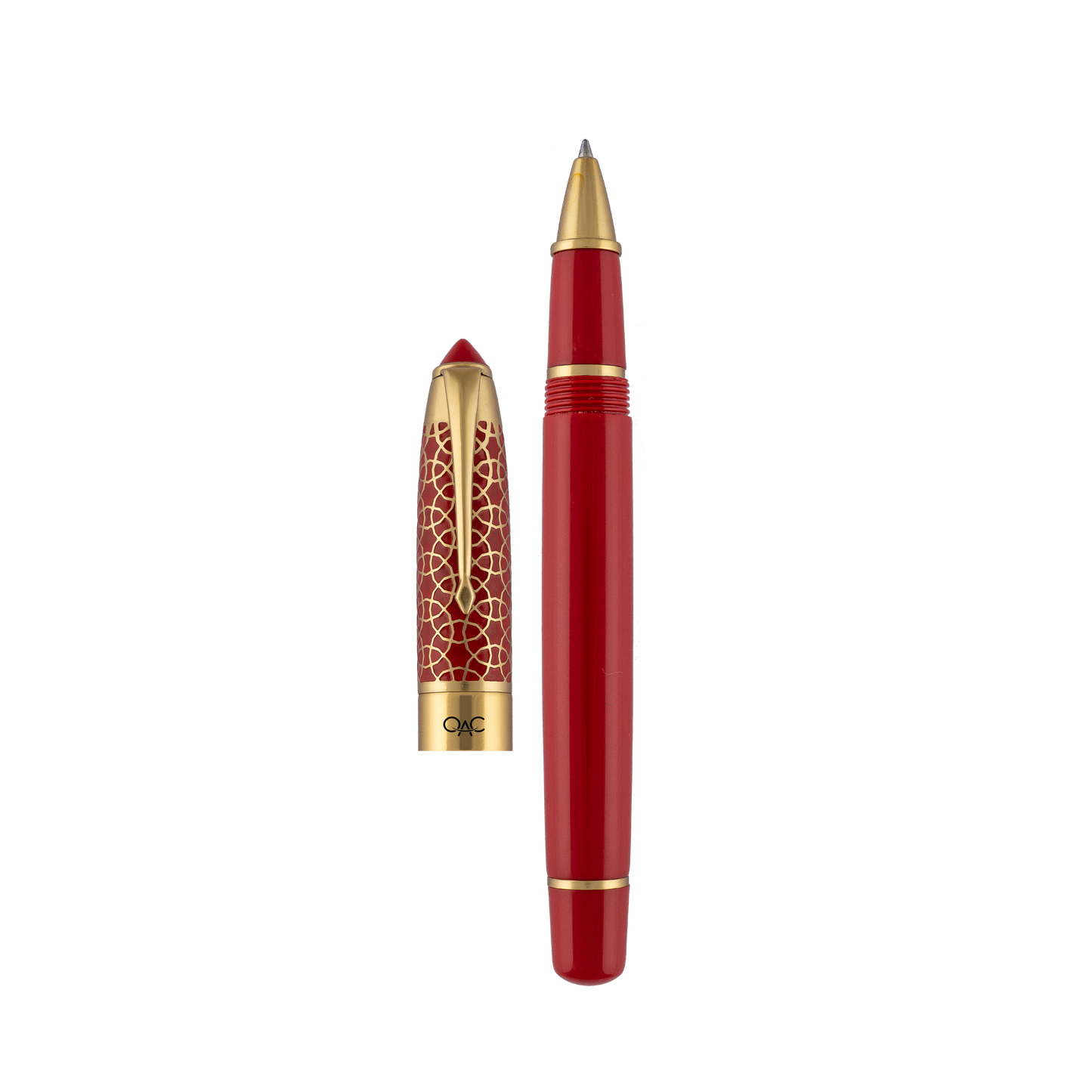 Epic Red Gold Roller Ball Pen