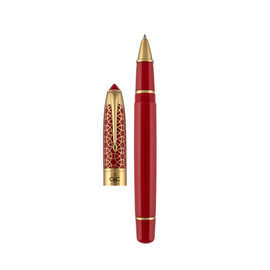 Epic Red Gold Roller Ball Pen