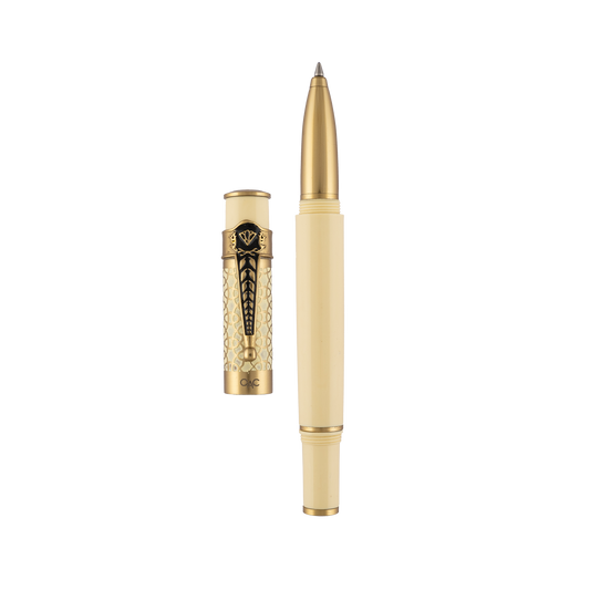 Autograph Ivory Gold Roller Ball Pen