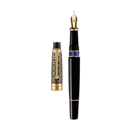 Royale Ebony Gold Fountain Pen