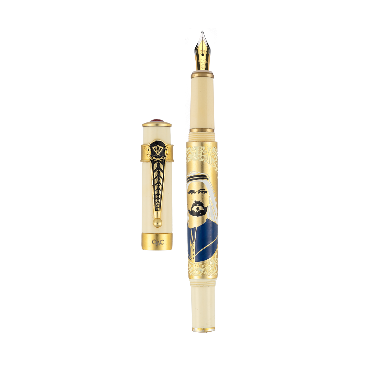 Autograph Sheikh Mohammed Bin Rashid Al Maktoum Fountain Pen Ivory