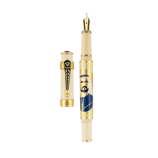 Autograph Sheikh Mohammed Bin Rashid Al Maktoum Fountain Pen Ivory