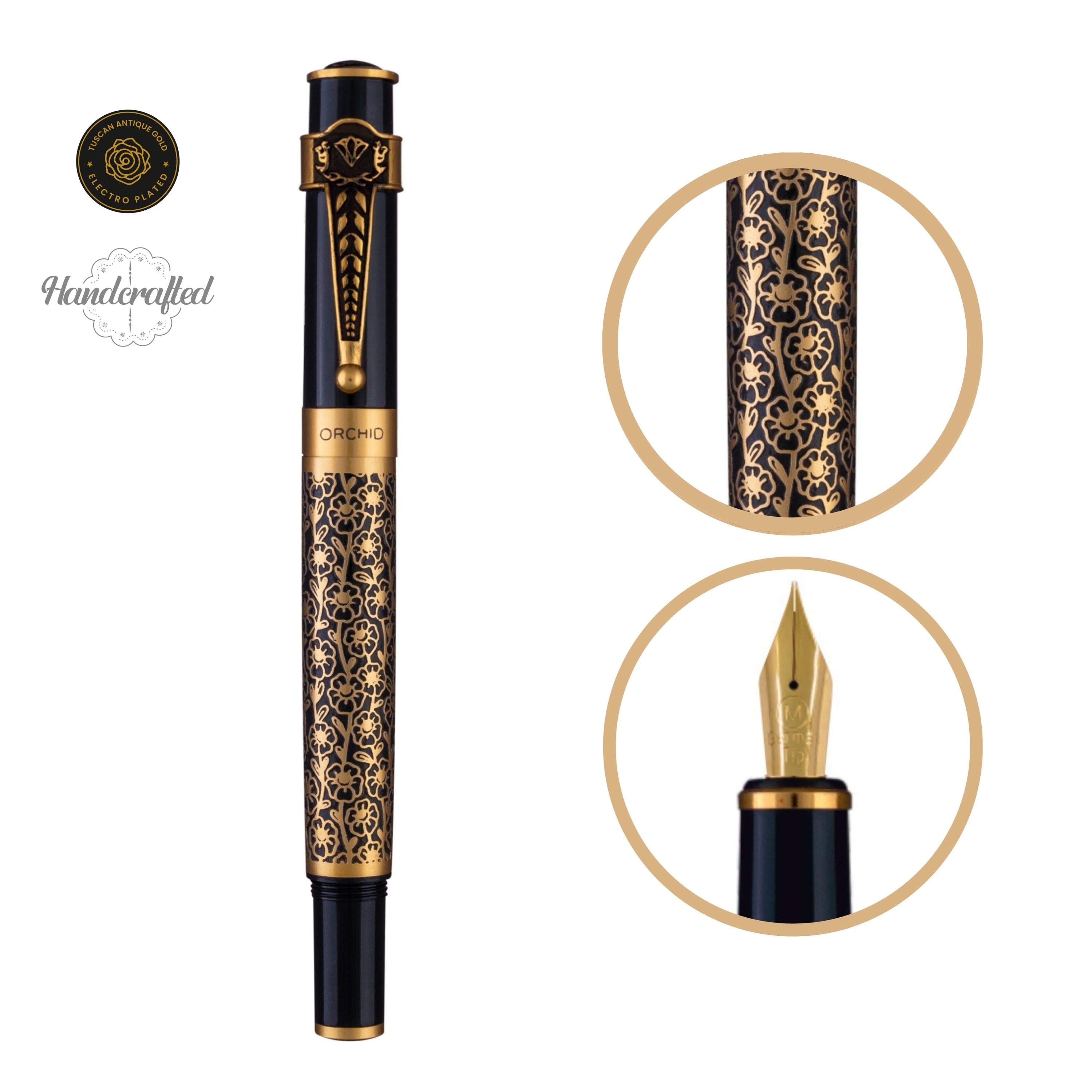 AUTOGRAPH FOUNTAIN PEN - EBONY BLOSSOM