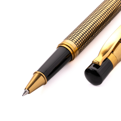 Tulip Ebony X Hatch Roller Ball Pen