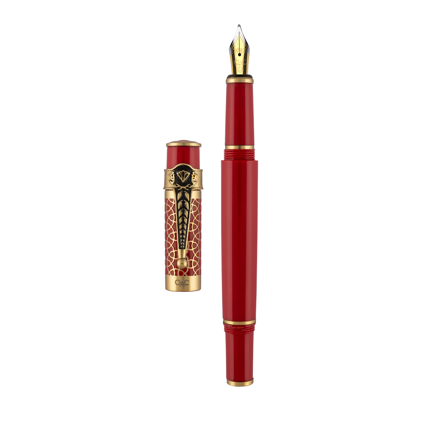 Autograph Red Gold Fountain Pen