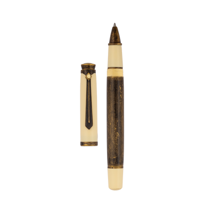 Dapper Tie Clip Roller Ball Pen Ivory