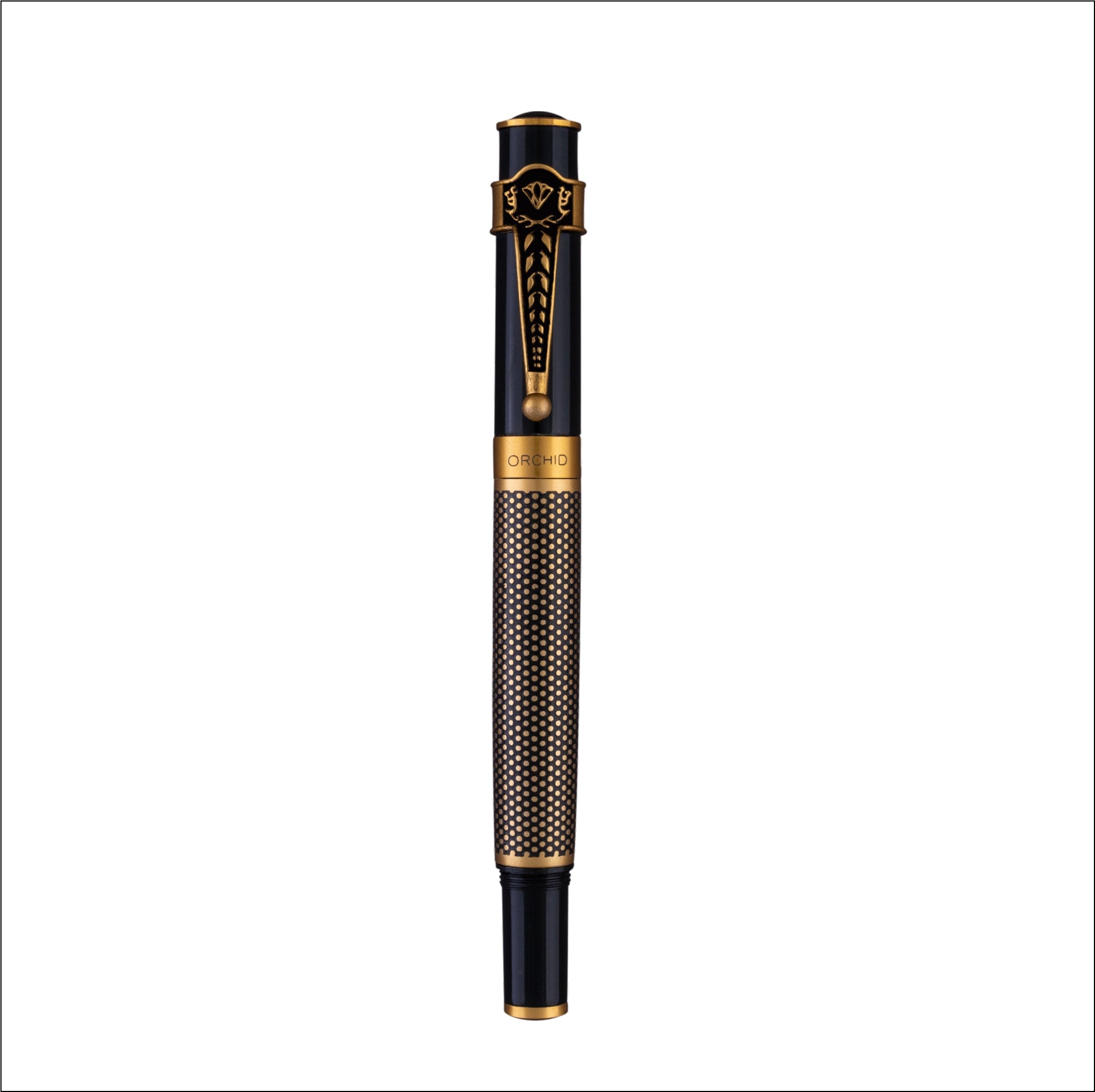 AUTOGRAPH ROLLER BALL PEN - EBONY POLKA DOT