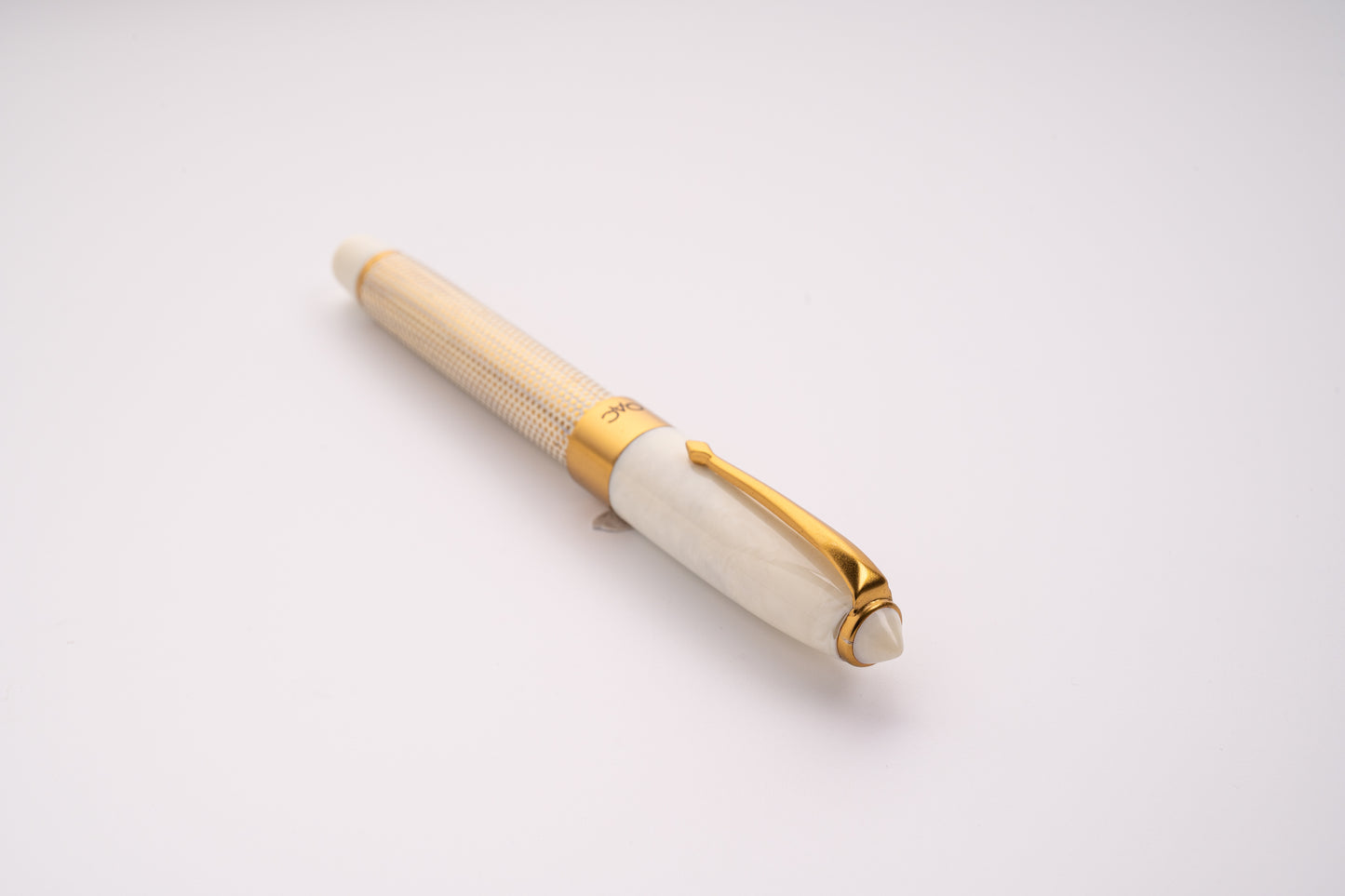 Epic Ivory Polka Dot Roller Ball Pen