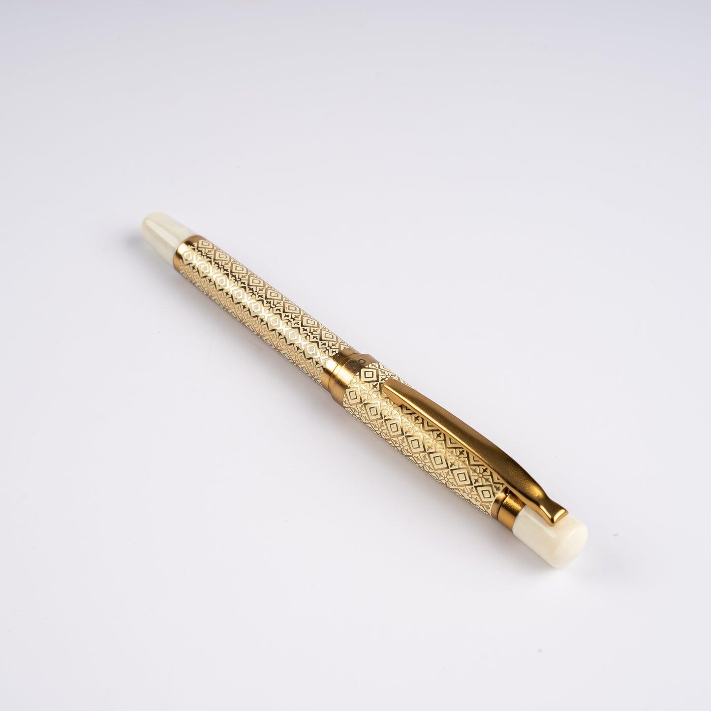 Tulip Ivory Diamond Roller Ball Pen