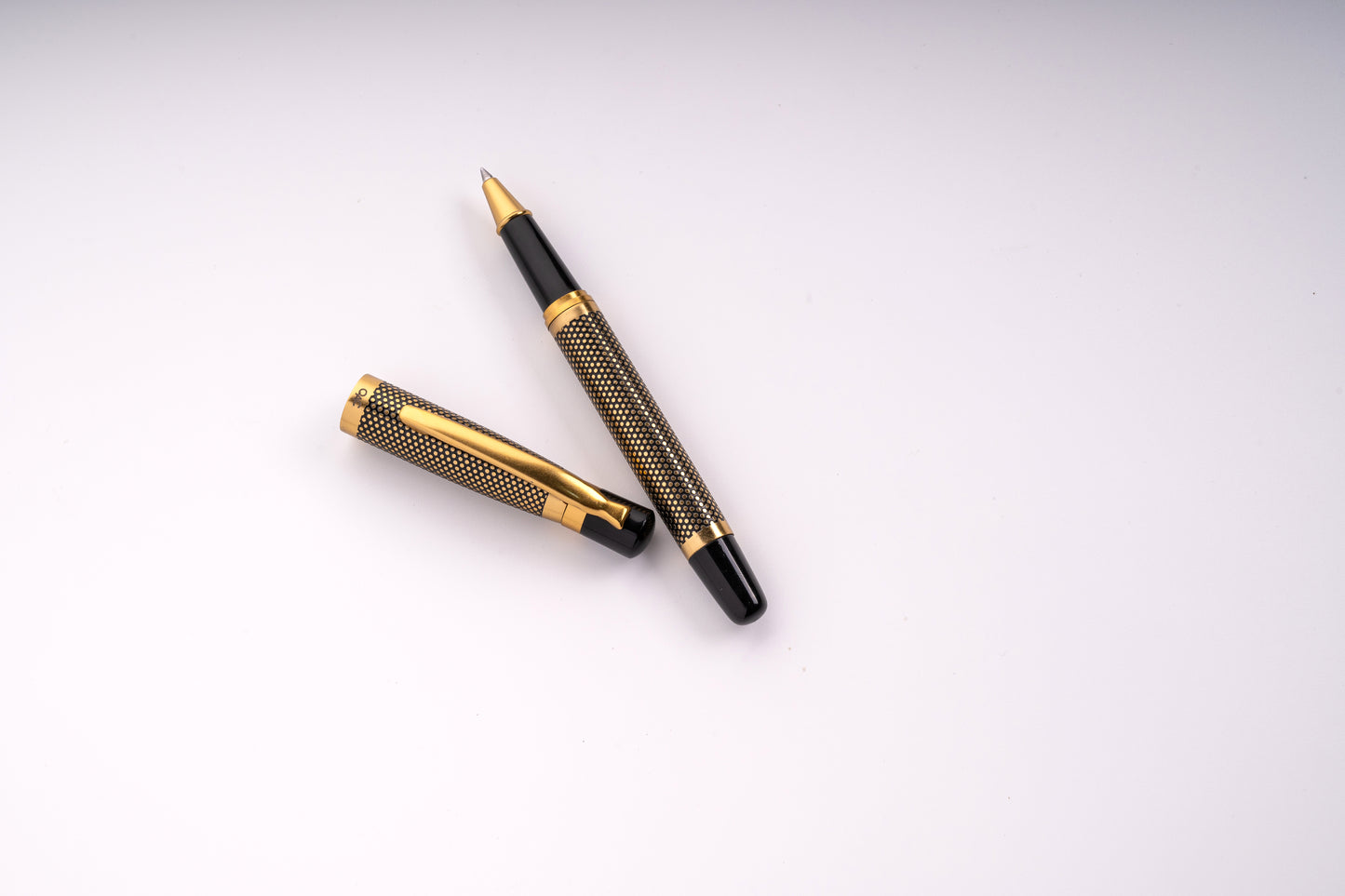 Tulip Ebony Polka Dot Roller Ball Pen