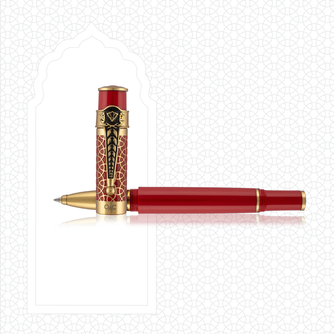 Autograph Red Gold Roller Ball Pen