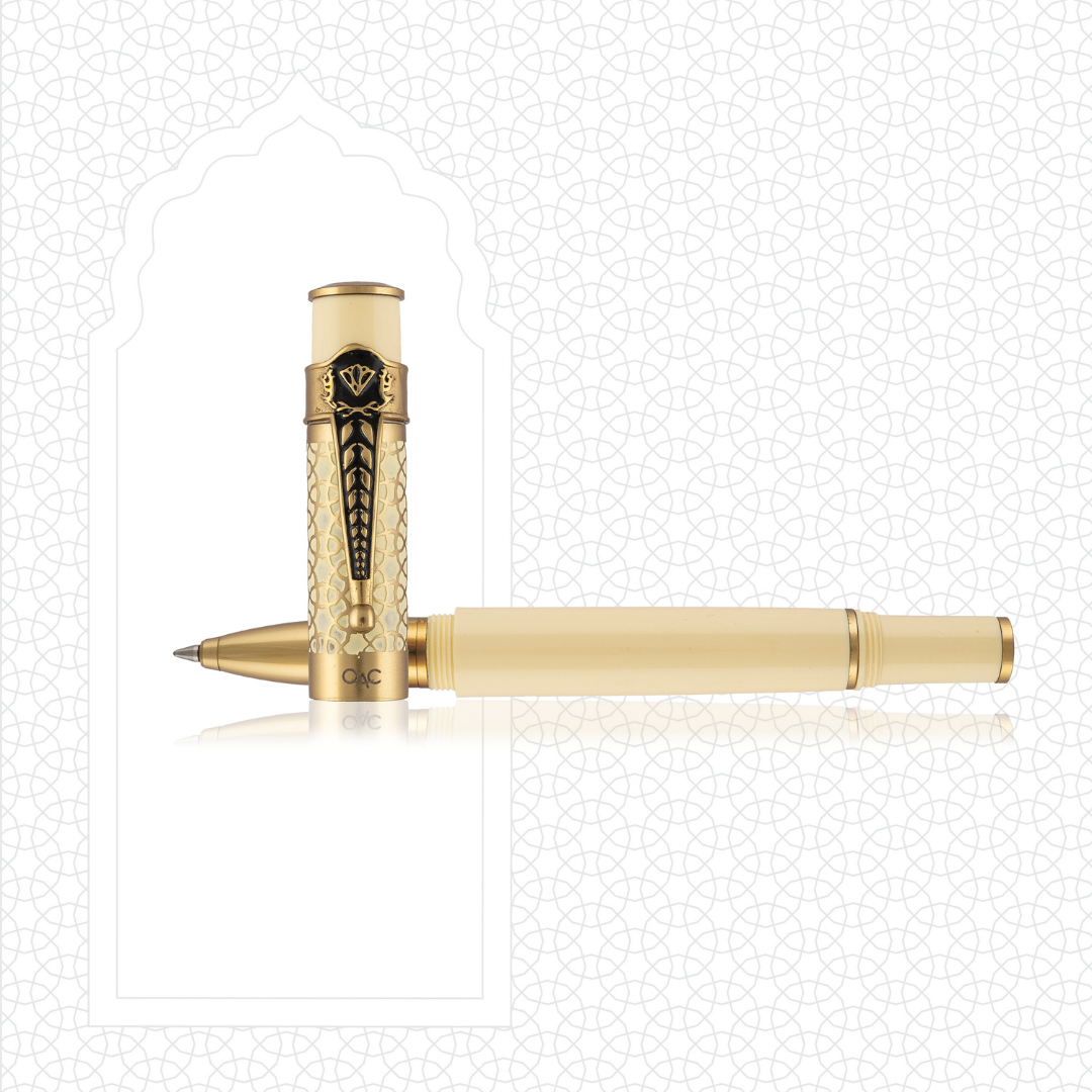 Autograph Ivory Gold Roller Ball Pen