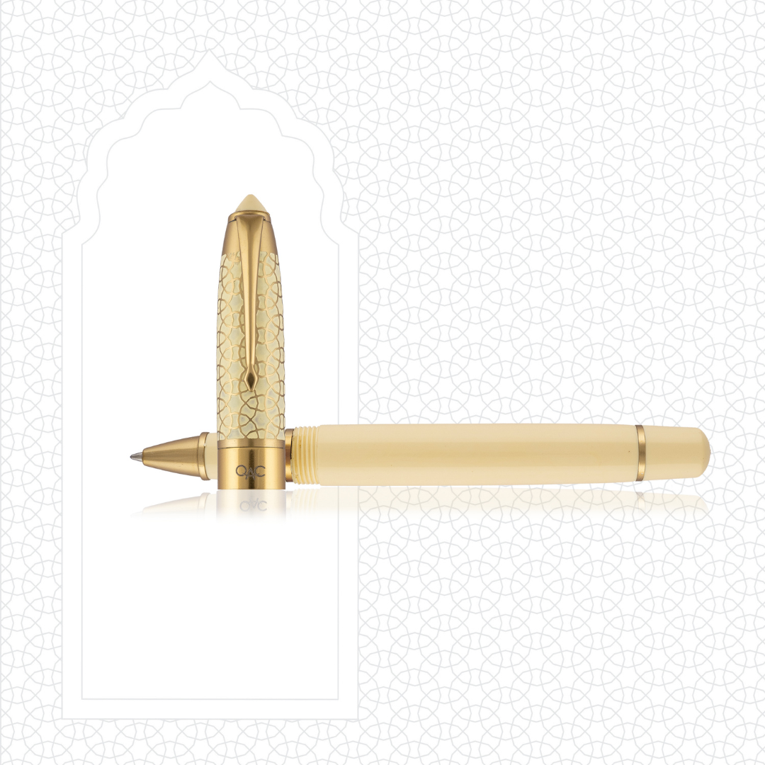 Epic Ivory Gold Roller Ball Pen