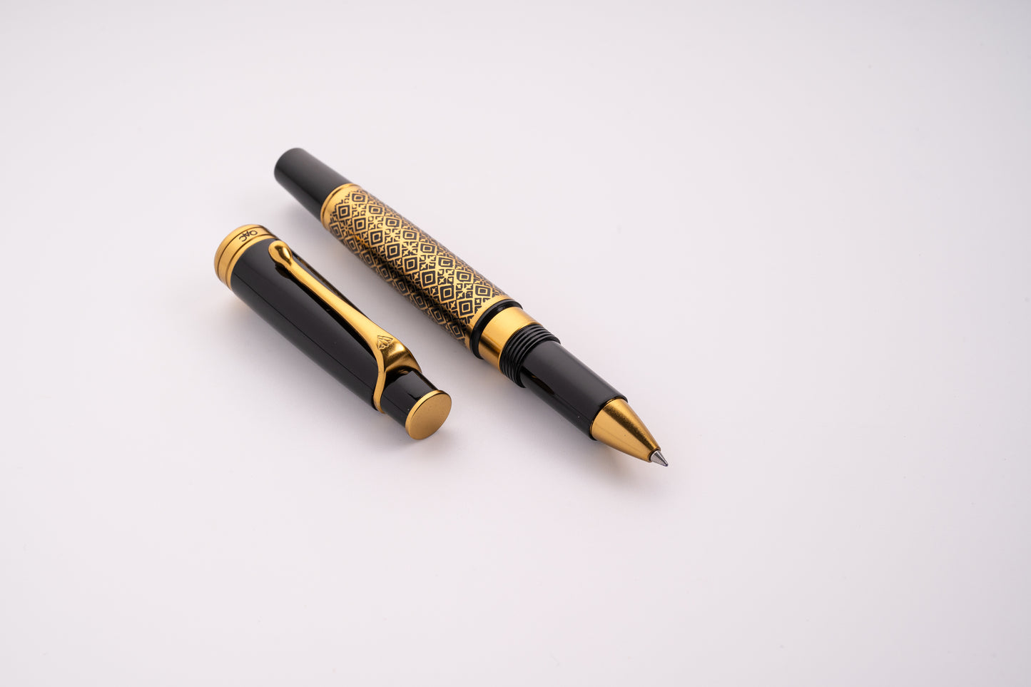 Royale Ebony Diamond Roller Ball Pen