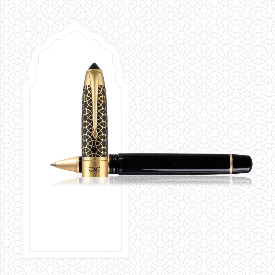 Epic Ebony Gold Roller Ball Pen