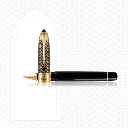 Epic Ebony Gold Roller Ball Pen