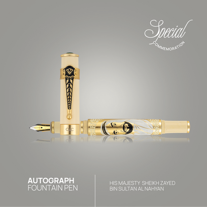 Autograph Zayed Bin Sultan Al Nahyan Fountain Pen