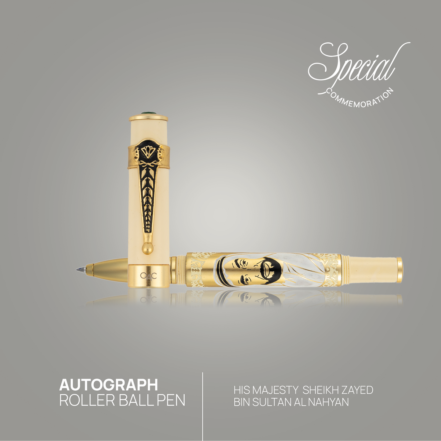 Autograph Zayed Bin Sultan Al Nahyan Roller Ball Pen
