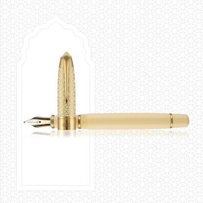 Epic Ivory Gold Fountain Pen
