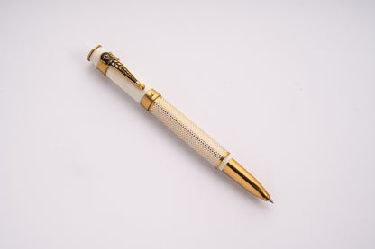 Autograph Ivory Polka Dot Roller Ball Pen