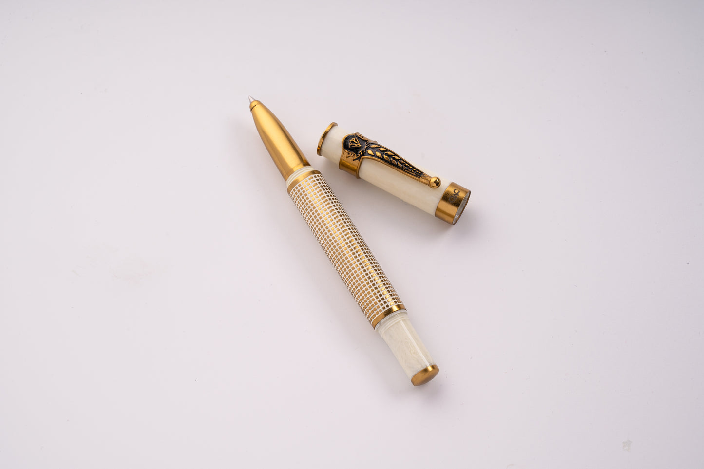 Autograph Ivory X Hatch Roller Ball Pen