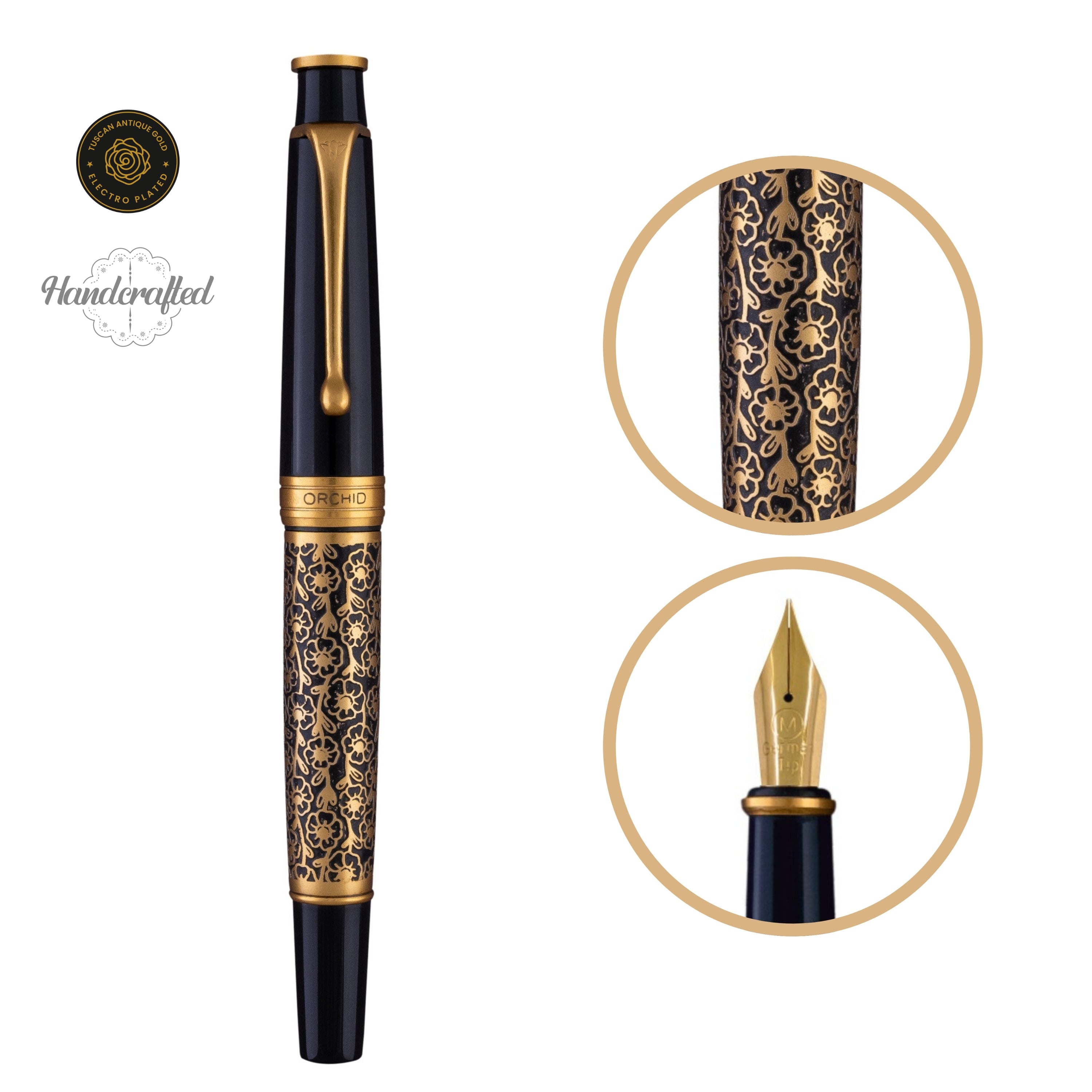 ROYALE FOUNTAIN PEN - EBONY BLOSSOM