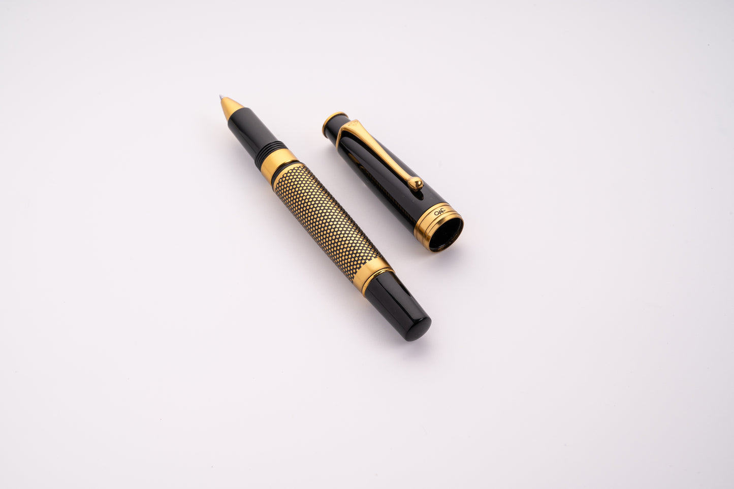 Royale Ebony Polka Dot Roller Ball Pen