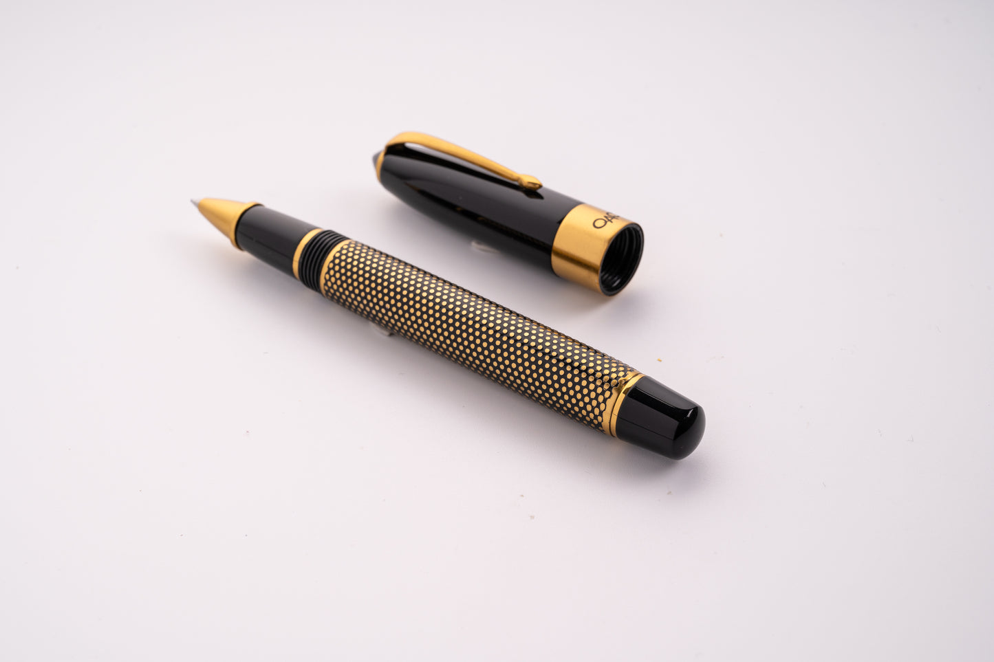 Epic Ebony Polka Dot Roller Ball Pen