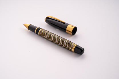 Epic Ebony Polka Dot Roller Ball Pen