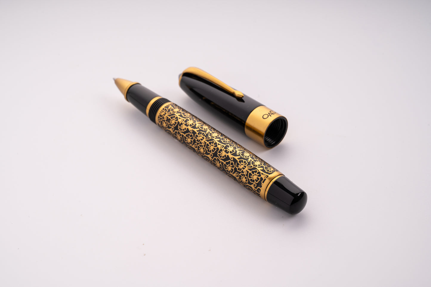Epic Ebony Blossom Roller Ball Pen